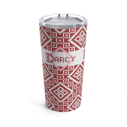 Fair Isle Diamonds Knitting Tumbler